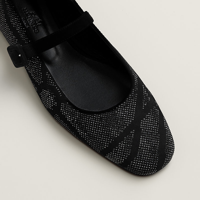 Light ballet flat - Black | Hermès USA